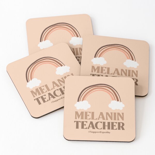 Item preview, Melanin Teacher Support Equality Design designed and sold by boopsblunt.
