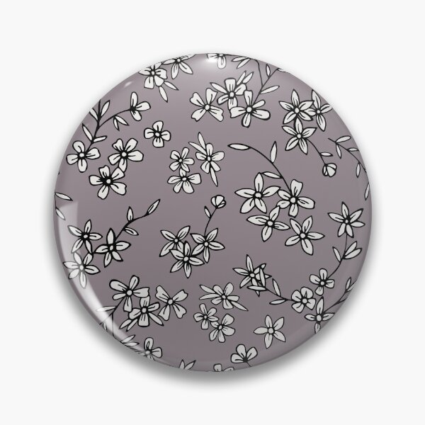 Item preview, Purple & White Ditsy Floral designed and sold by StudioPosies.