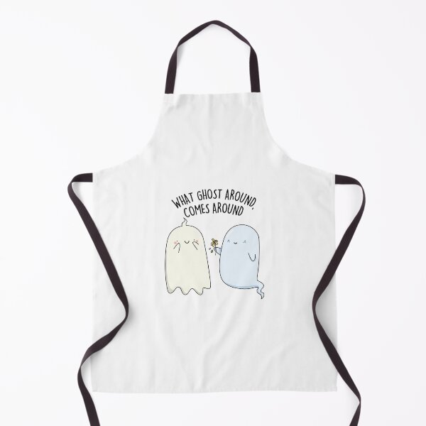 Item preview, What Ghost Around Comes Around Halloween Puns designed and sold by punnybone.