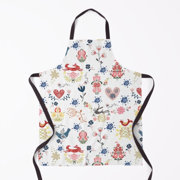 Item preview, Swedish Scandinavian Norwegian Folk Art Pattern designed and sold by PrettytoaTee.