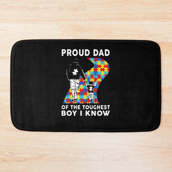 Item preview, Proud Dad Of The Toughest Boy I Know Autism Awareness designed and sold by Catherine8899.