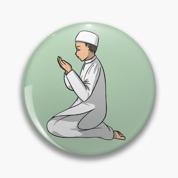 Item preview, Anime style Muslim man praying  designed and sold by HeatherPhn.