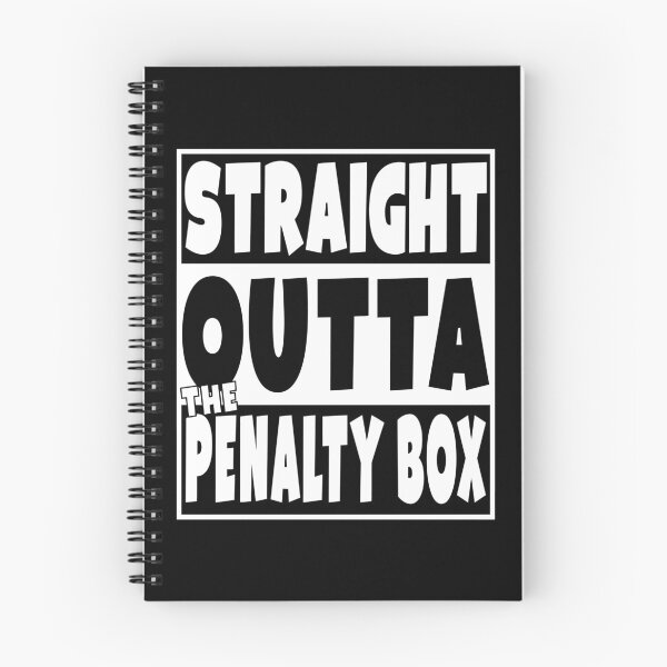 Item preview, Straight Outta The Penalty Box Funny Hockey Player Fan Gift designed and sold by frischmanjose.