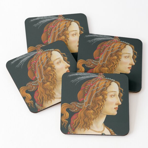 Item preview, Idealized Portrait of A Lady (Portrait of Simonetta Vespucci), by Sandro Botticelli. designed and sold by Historical Paintings.