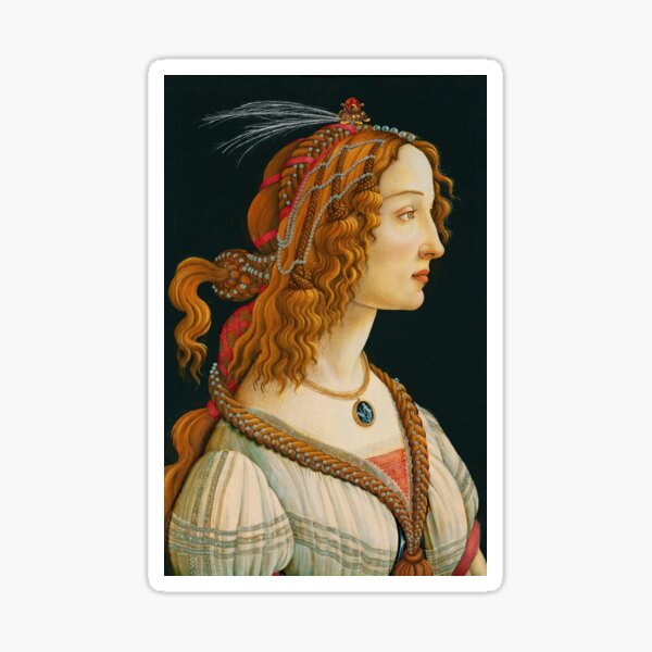 Artikel-Vorschau von Idealisiertes Porträt einer Dame (Porträt von Simonetta Vespucci) von Sandro Botticelli., designt und verkauft von Historical Paintings.