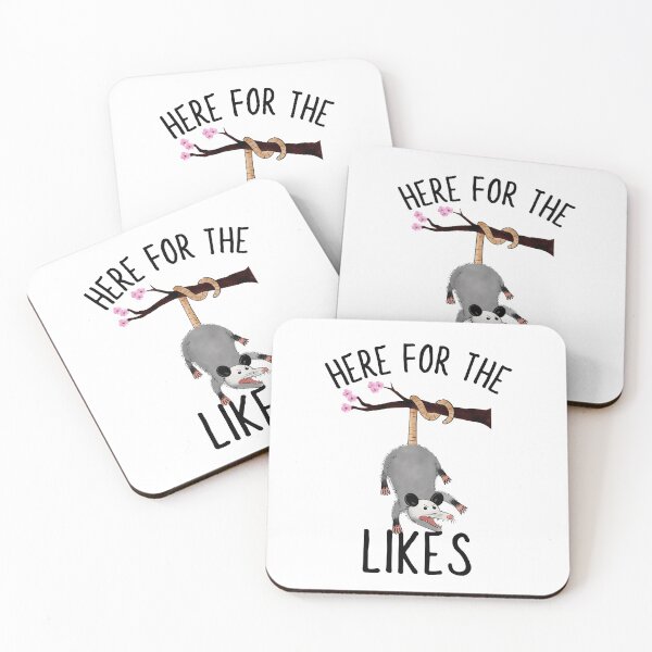Item preview, Here for the Likes Funny Possum Design designed and sold by boopsblunt.
