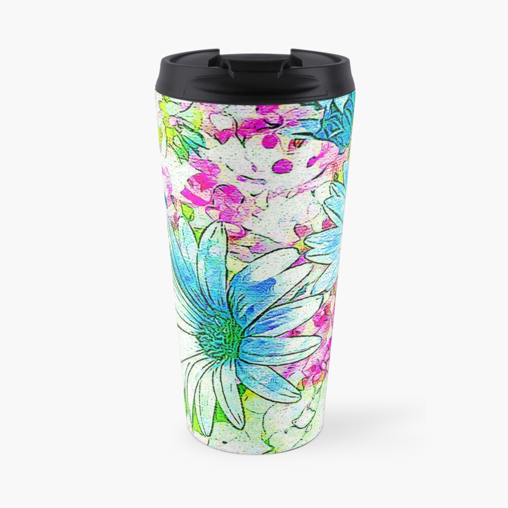 Dancing Daisies Travel Mug