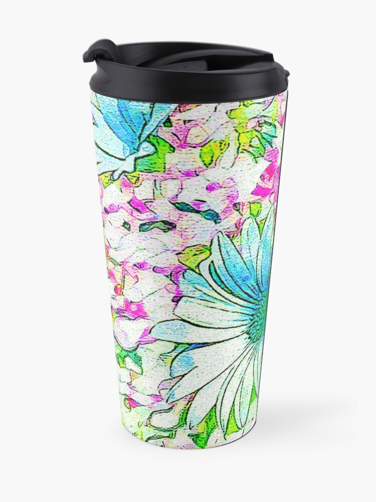 Alternate view of Dancing Daisies Travel Mug