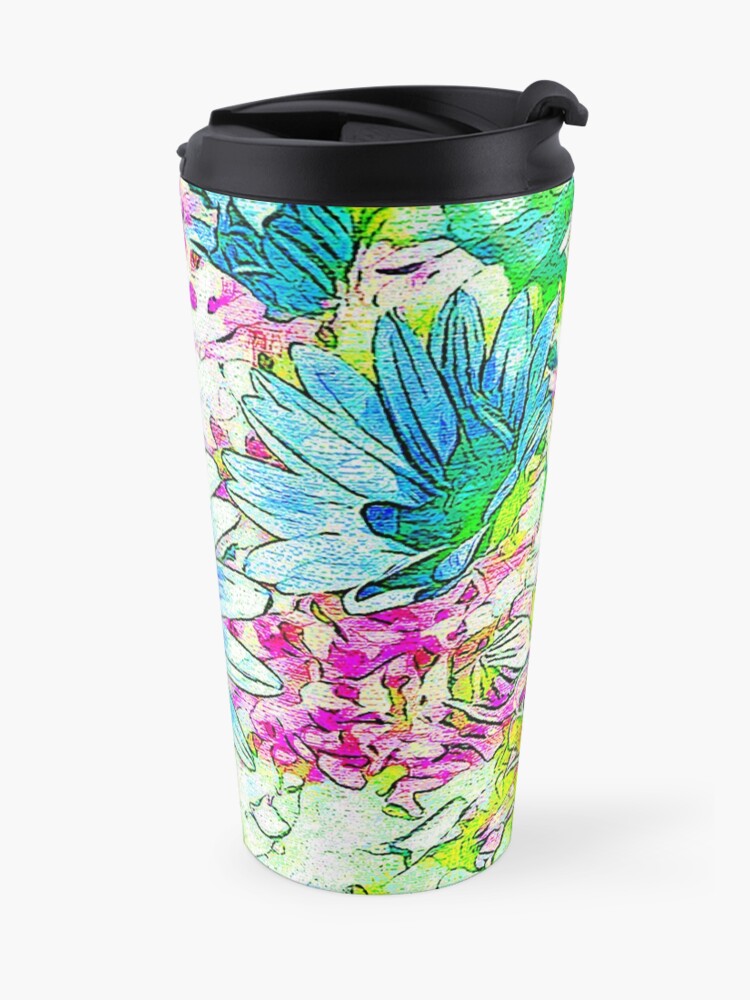 Alternate view of Dancing Daisies Travel Mug