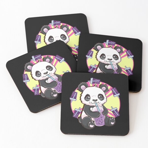 Item preview, Adorable Kawaii Panda Boba Bubble Tea Cute Panda designed and sold by perfectpresents.