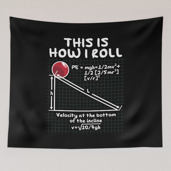 Item preview, Funny This Is How I Roll Physics & Math Pun designed and sold by perfectpresents.