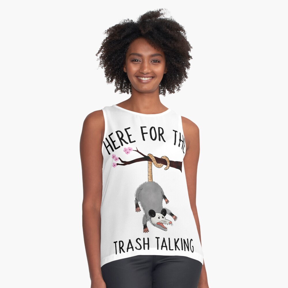 Here for the Trash Talking Funny Possum Design Poster for Sale by  boopsblunt