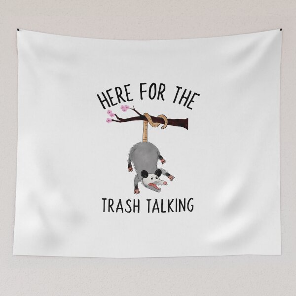 Item preview, Here for the Trash Talking Funny Possum Design designed and sold by boopsblunt.