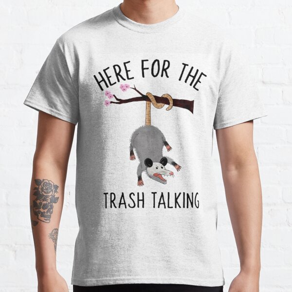 Here for the Trash Talking Funny Possum Design Poster for Sale by  boopsblunt