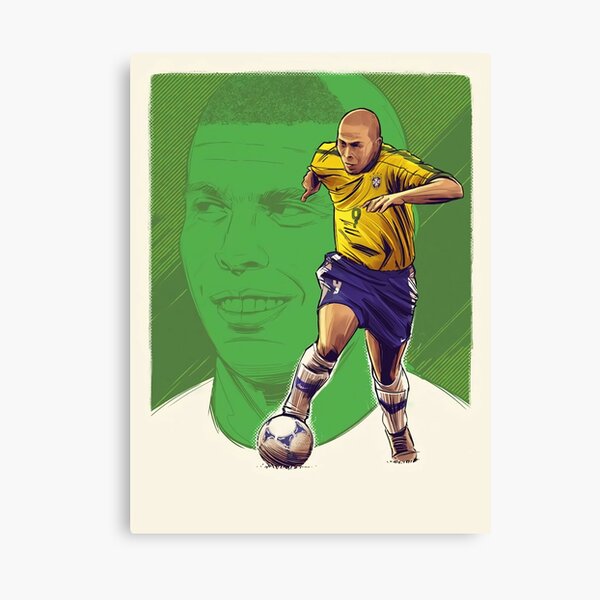 ICON RONALDO NAZARIO CANVAS ART FREE FRAME