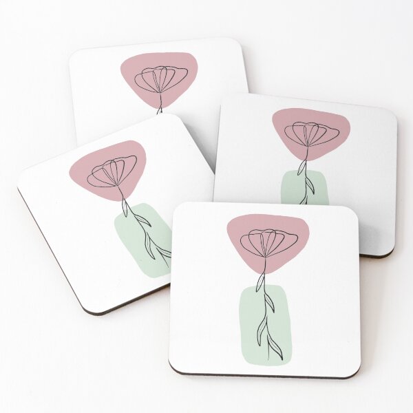 Item preview, Flower Line Art designed and sold by sophiadiya.