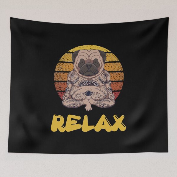 Item preview, cute pug. hug a pug. yoga pug designed and sold by doctors-apparel.