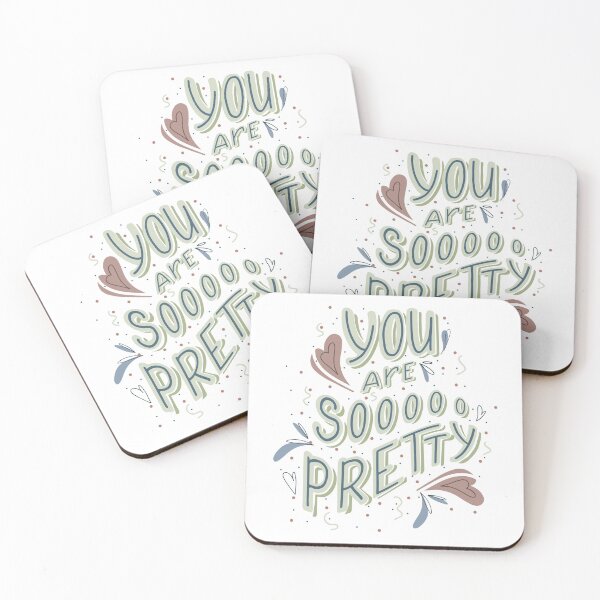 Item preview, You are so pretty hand drawn lettering designed and sold by Veleri.