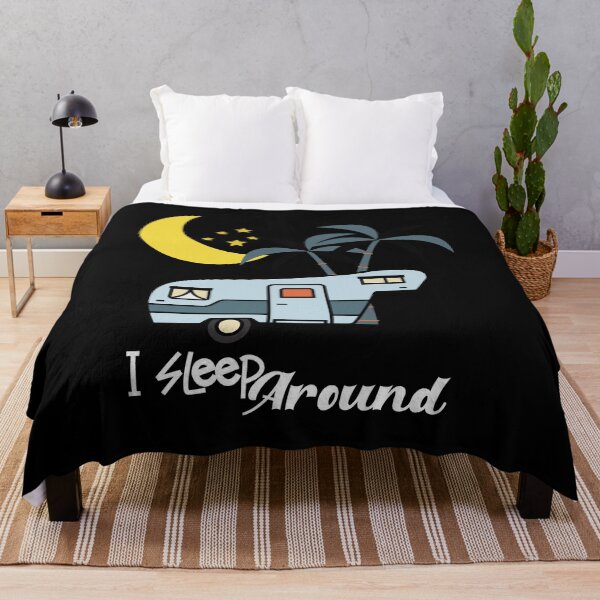 Item preview, Camping I Sleep Around Funny Quote designed and sold by concettaellis.