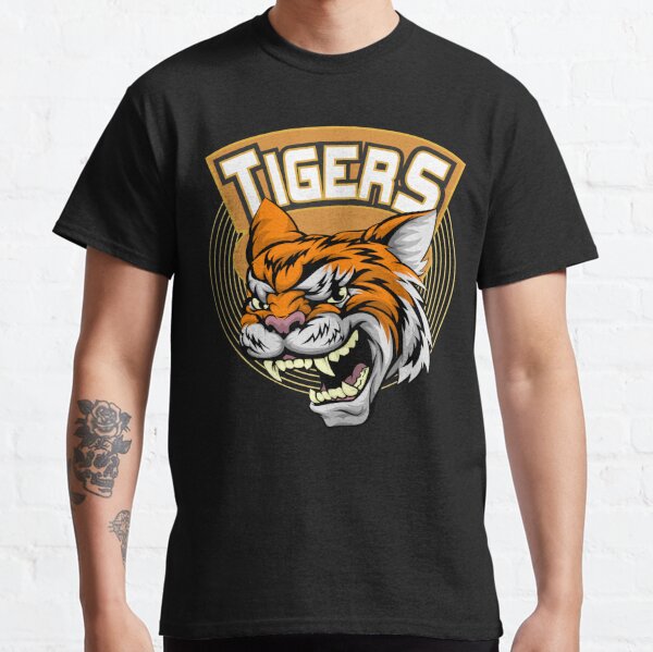 Tigers Club Baseball - Performance Shirt - Tiger Over Scripted Design