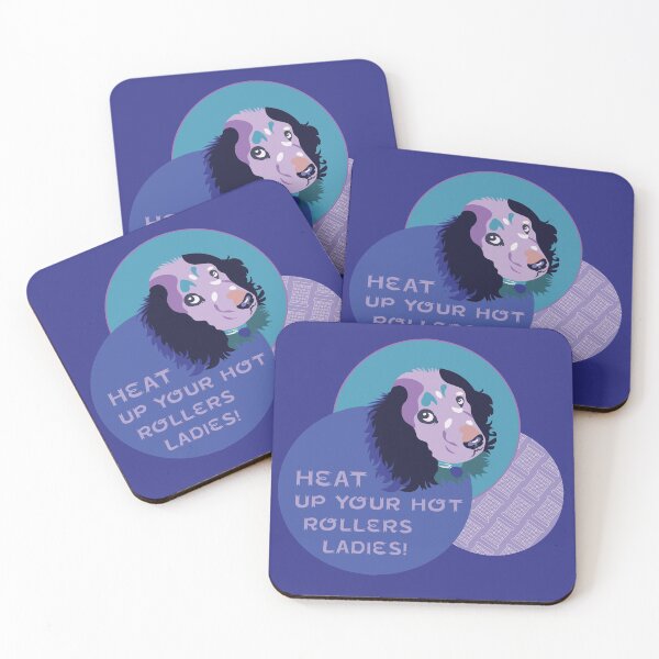 Item preview, Hairdresser Hot Rollers - Purple designed and sold by Ro Windust.