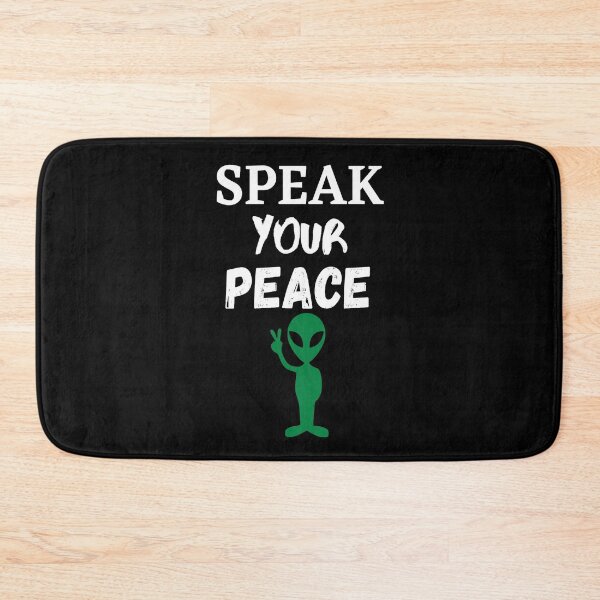 Item preview, Speak Your Peace White Text Version designed and sold by Earthchild8888.