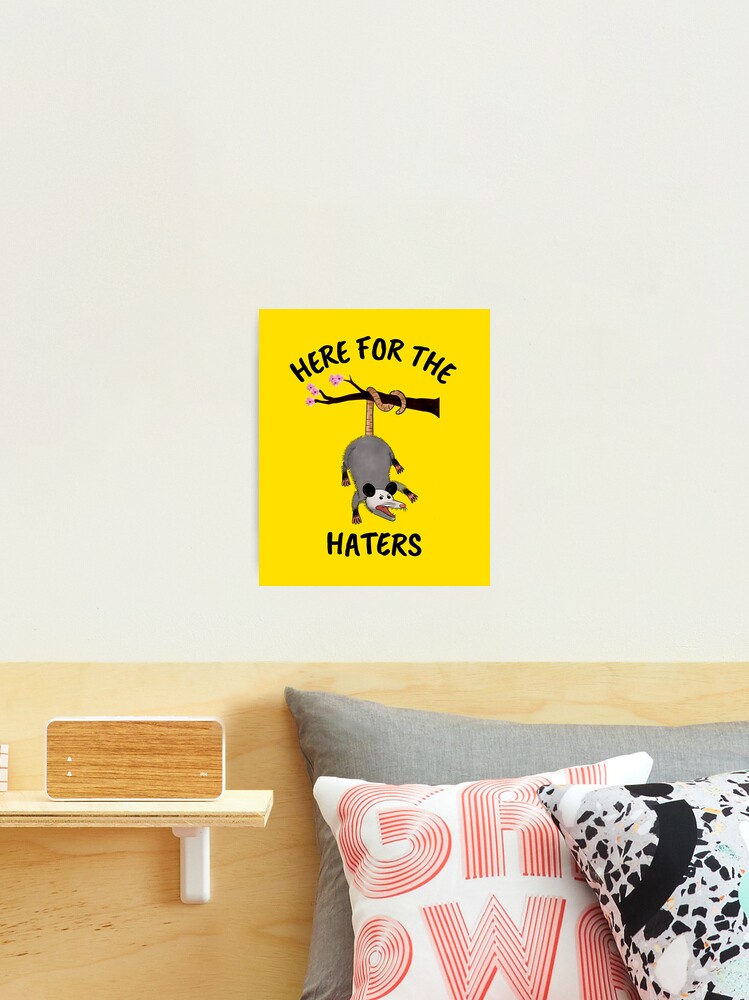 Here for the Trash Talking Funny Possum Design Poster for Sale by  boopsblunt