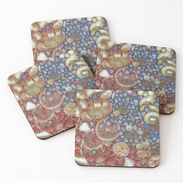 Item preview, GALATHI Brown Fruit Plate Painting - Fruit designed and sold by Galathi Designs.