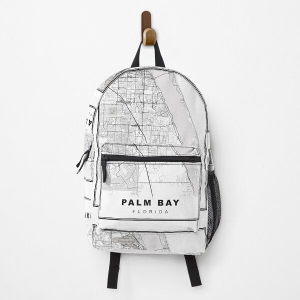 Item preview, Palm Bay Map designed and sold by Tamas Das.