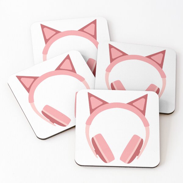 Item preview, Cute Pink Cat Ear Headphones designed and sold by SimplyAdrienne.