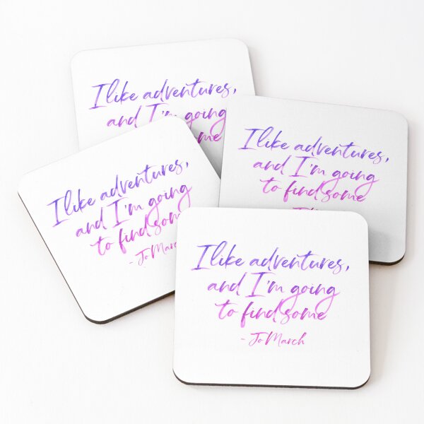 Item preview, Jo March Quote - I Like Adventures designed and sold by rissidesigns.