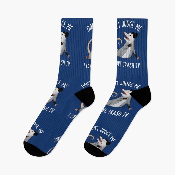 Item preview, Don’t Judge Me I Love Trash TV Funny Possum Design designed and sold by boopsblunt.