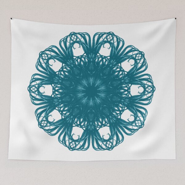 Item preview, Hued vintage octopus mandala designed and sold by SilverSpiral.