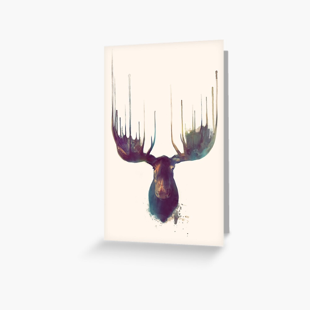 Moose Greeting Card