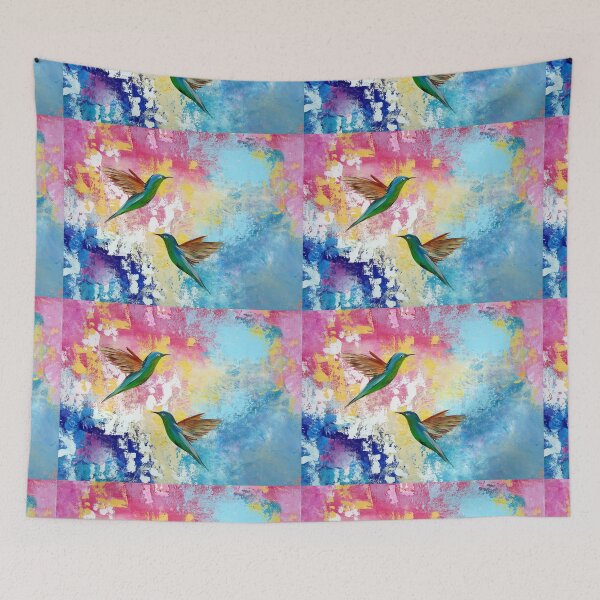 Item preview, Abstract Hummingbirds designed and sold by CateJacobs.