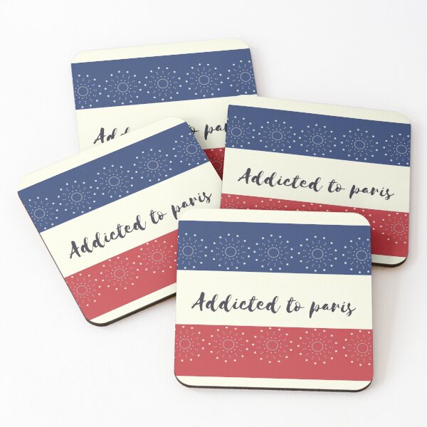 Item preview, France flag with fire works background (addicted to paris) designed and sold by bargesystore.