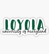 Loyola Sticker
