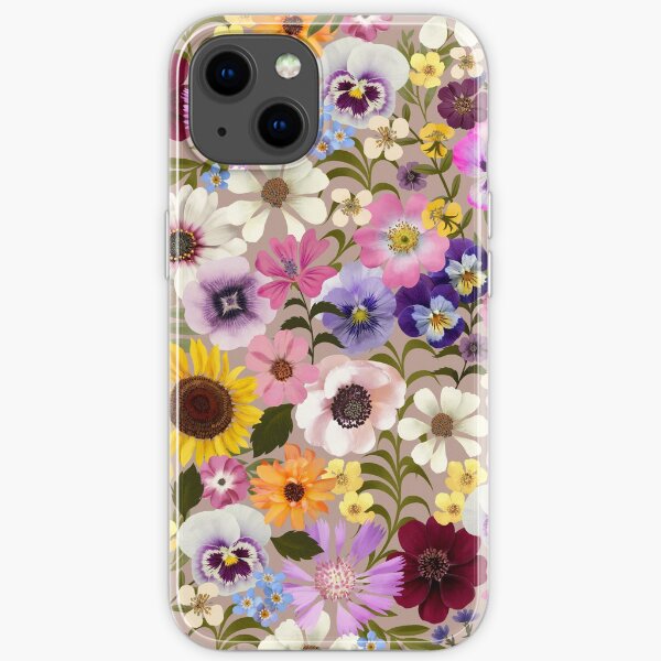 Spring Garden Party floral iPhone Soft Case