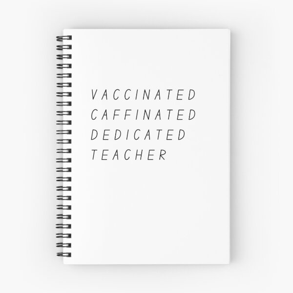 Item preview, Vaccinated Teacher | Vaccinated Caffeinated Dedicated Teacher  designed and sold by R-reflections.