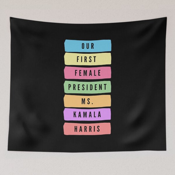 Item preview, OUR FIRST FEMALE PRESIDENT MS. KAMALA HARRIS designed and sold by Flirt-Teez.