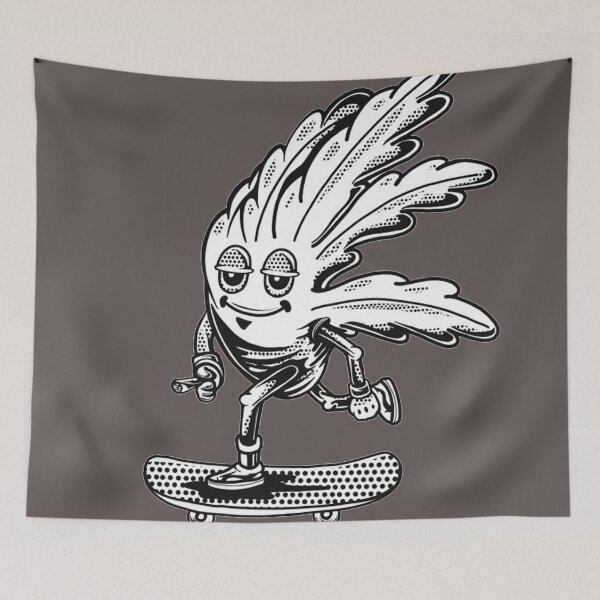 Item preview, Relaxed leaf marijuana which chill and to ride a skateboard  designed and sold by ESDT.
