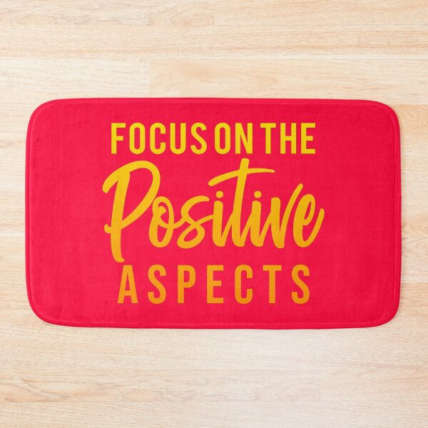 Item preview, Positive Aspects Red Gold Gratitude Slogan designed and sold by JessicaAmber.