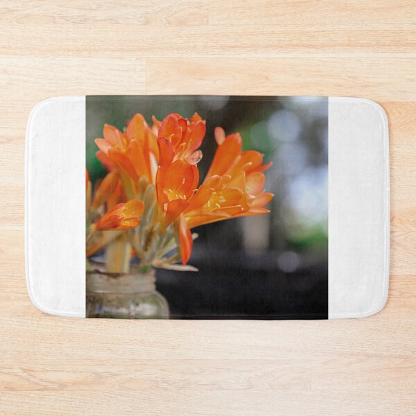 Item preview, Orange bush lily flower on the plastic pot designed and sold by FCEalin.