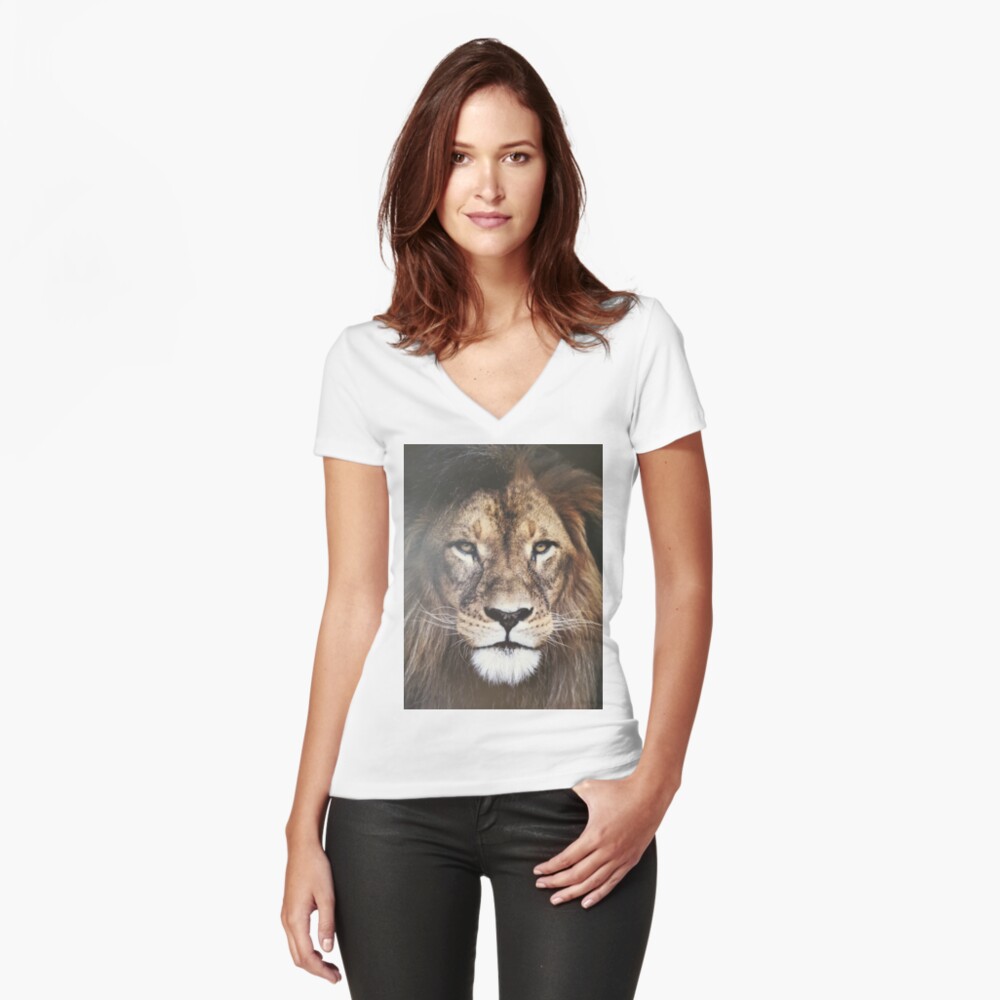 Item preview, Fitted V-Neck T-Shirt designed and sold by starchim01.