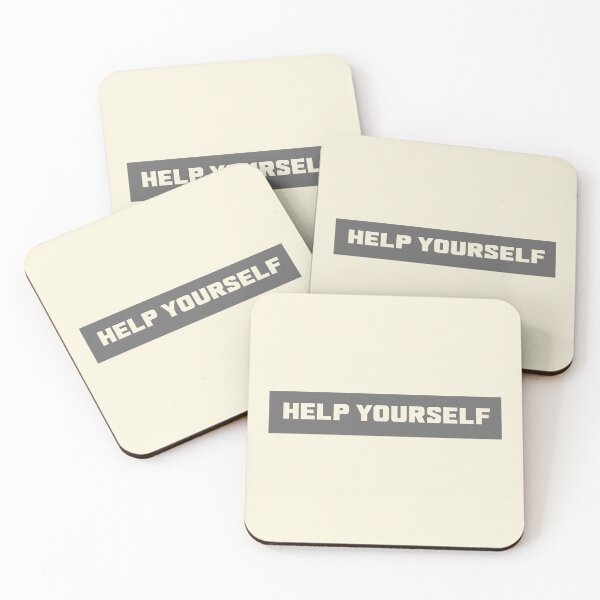 Item preview, "Help Yourself" Block Letters designed and sold by LochNestFarm.