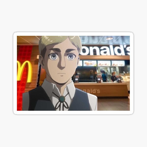 Erwin Smith chez McDonald's Sticker