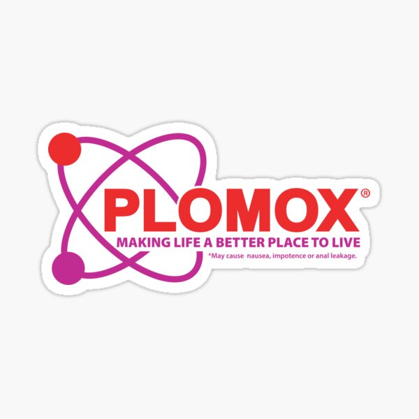 "Plomox" Antiarrhythmic Medication Logo - As seen on "Scrubs" Sticker