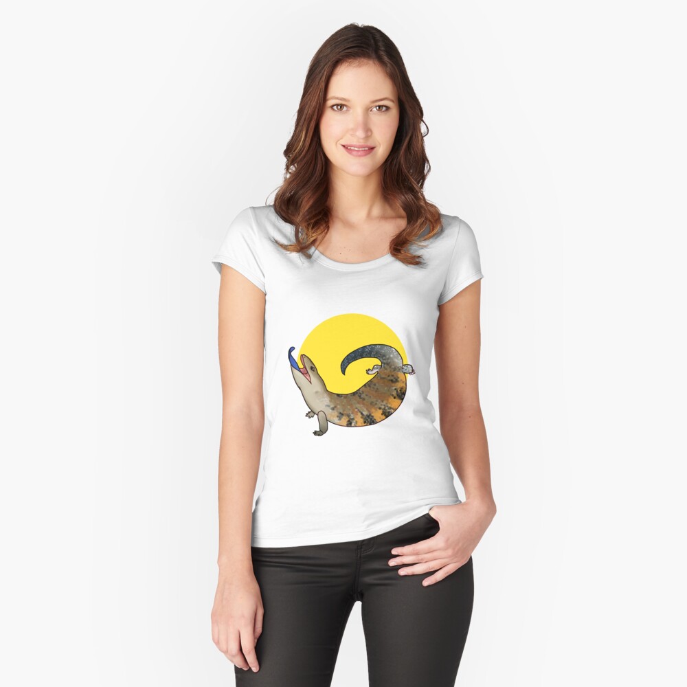 Item preview, Fitted Scoop T-Shirt designed and sold by levkawa.