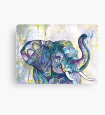 African Elephant Dancer Canvas Print