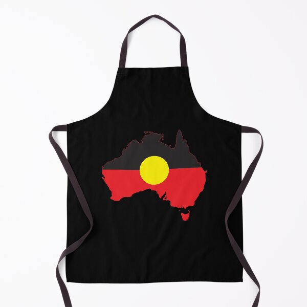 Item preview, Aboriginal Flag In Australia Map #2 designed and sold by SalahBlt.